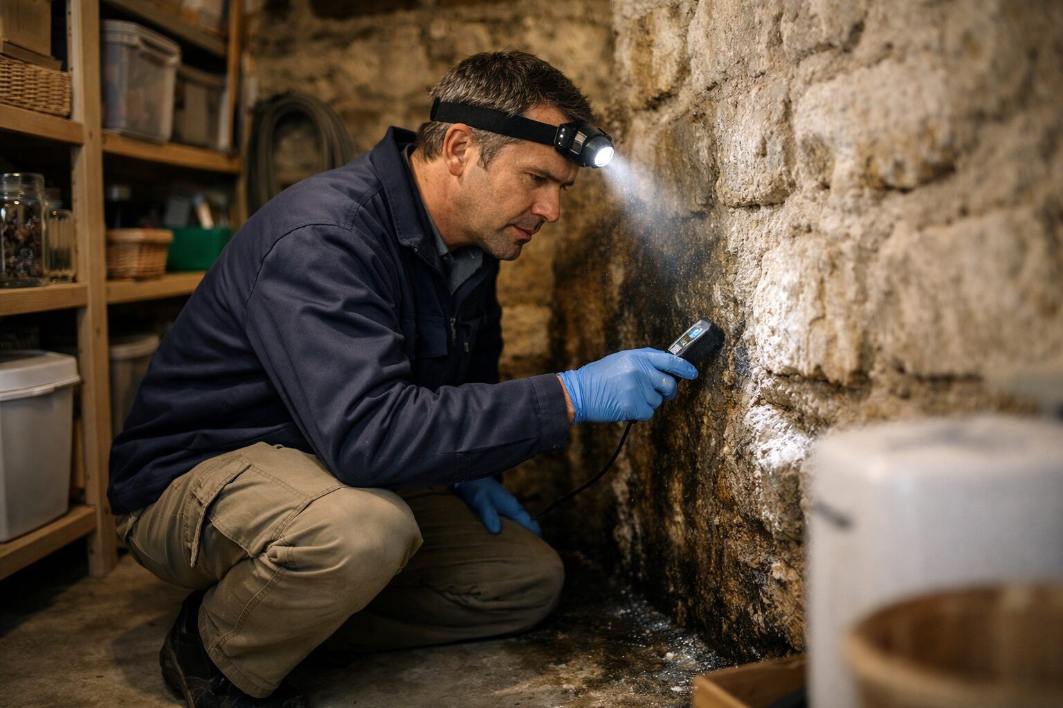 Cloportes dans une cave