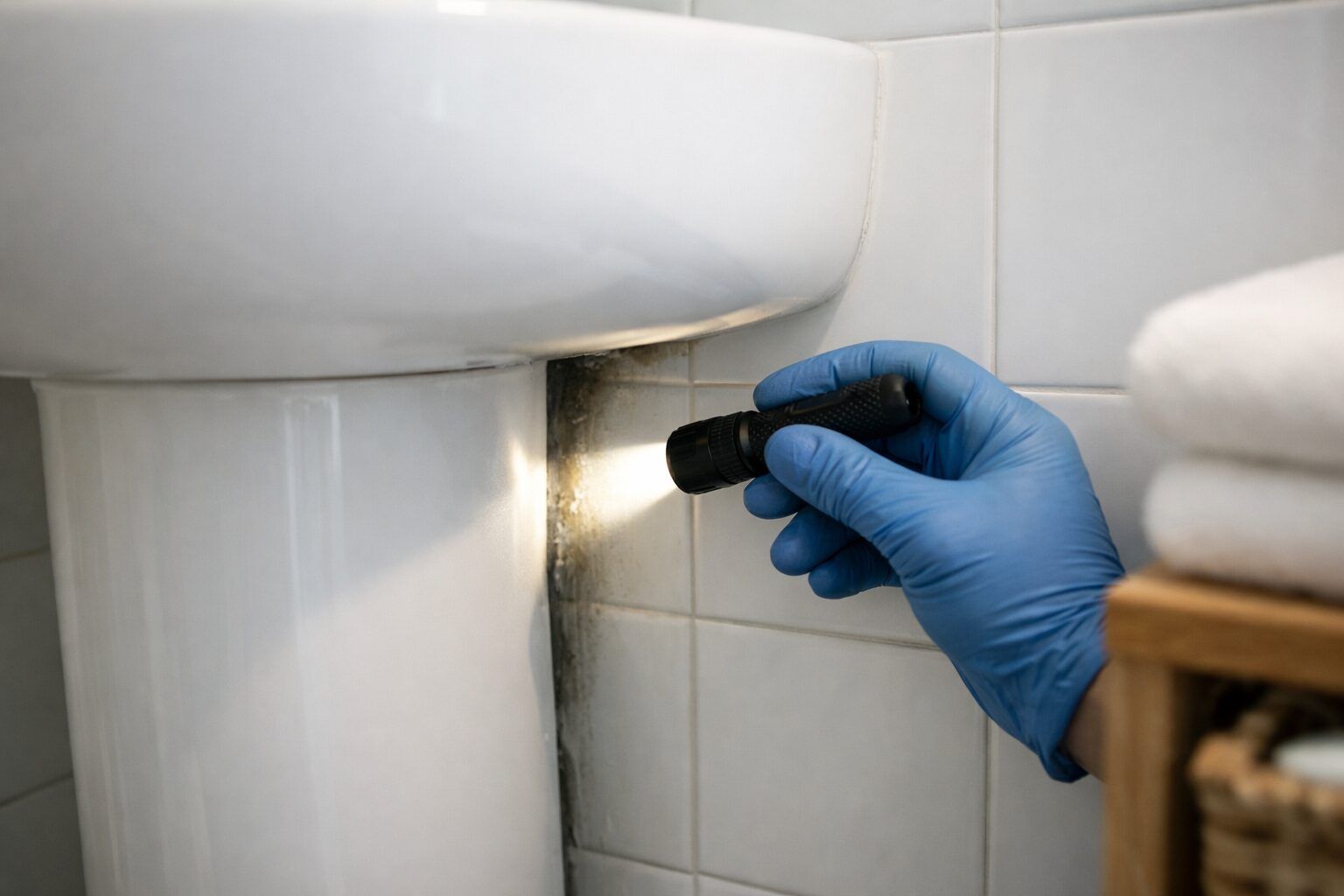Poissons d argent salle de bain