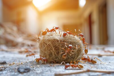 Les fourmis sont-elles capables de construire des nids à l'intérieur des maisons?