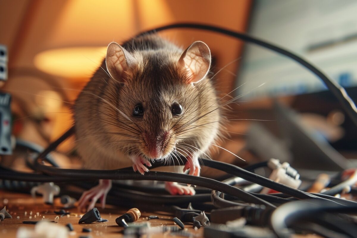 Les souris peuvent-elles ronger des câbles électriques?