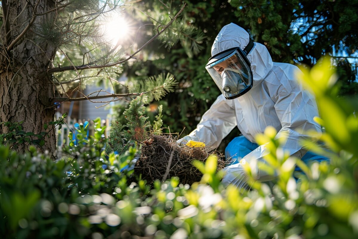 Quelles sont les mesures de sécurité à prendre en cas d'infestation de frelons?