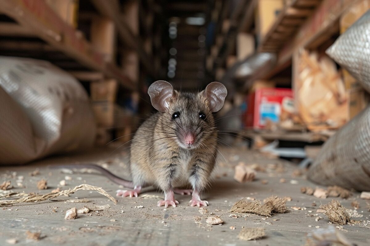 Quels dégâts les souris peuvent-elles causer à l'intérieur d'un bâtiment?