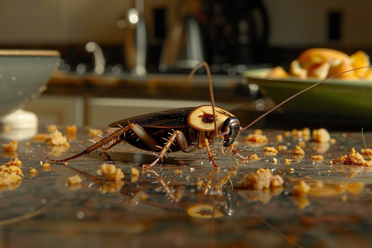 Quels sont les signes d'une infestation de cafards dans une cuisine?